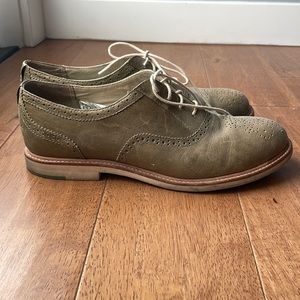 Olive green Ugg loafers size 9/ UK 7.5